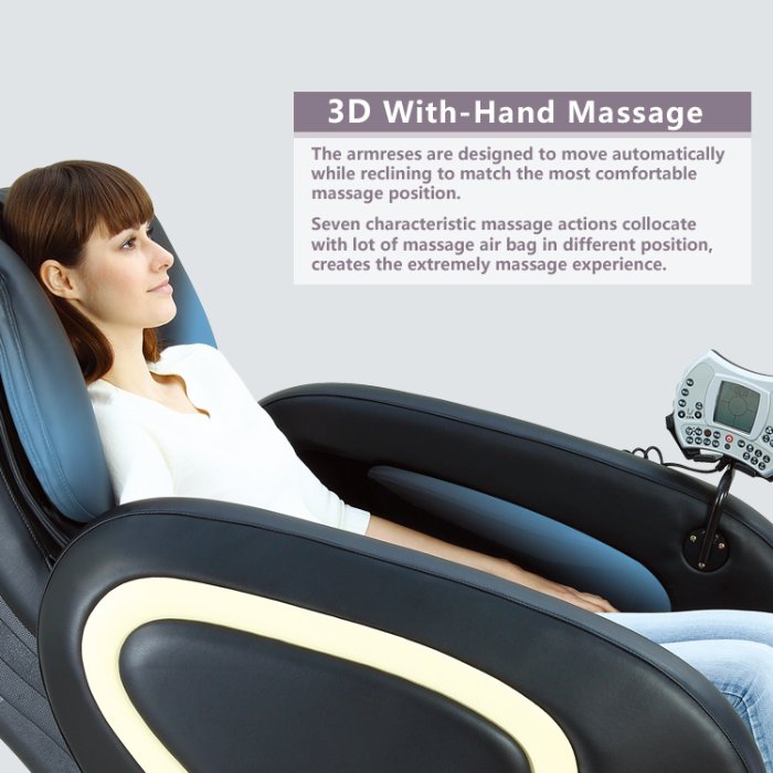 2 way reclining posture for ultimate back massage