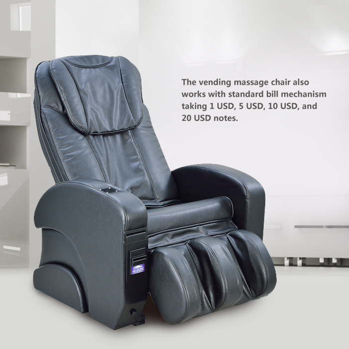 vending massage chair, massage chair pad, massage recliner, Commercial Massage Chair